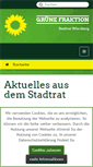 Mobile Screenshot of gruene-fraktion-wuerzburg.de